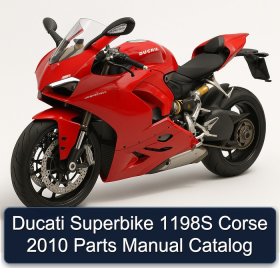 Ducati Superbike 1198S Corse 2010 Parts Manual Catalog