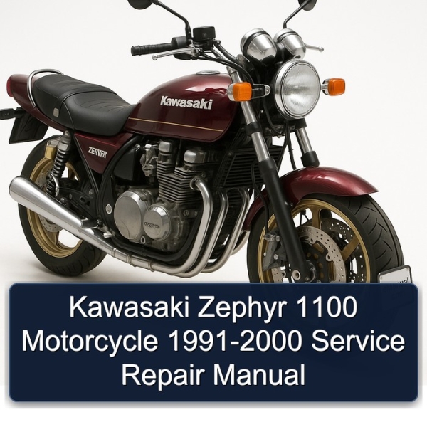 Kawasaki Zephyr 1100 Motorcycle 1991-2000 Service Repair Manual