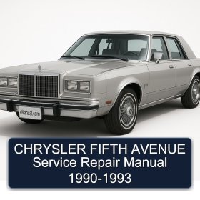 CHRYSLER FIFTH AVENUE Service Repair Manual 1990-1993
