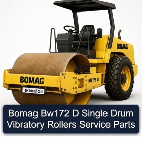 Bomag Bw172 D Single Drum Vibratory Rollers Service Parts
