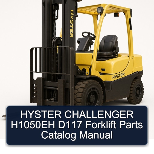 HYSTER CHALLENGER H1050EH D117 Forklift Parts Catalog Manual