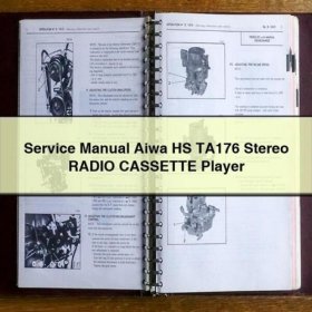 Manual de Servicio Aiwa HS TA176 Radio Cassette
