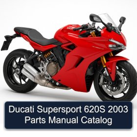 Ducati Supersport 620S 2003 Parts Manual Catalog