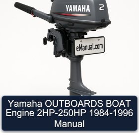 Yamaha OUTBOARDS BOAT Engine 2HP-250HP 1984-1996 Manual