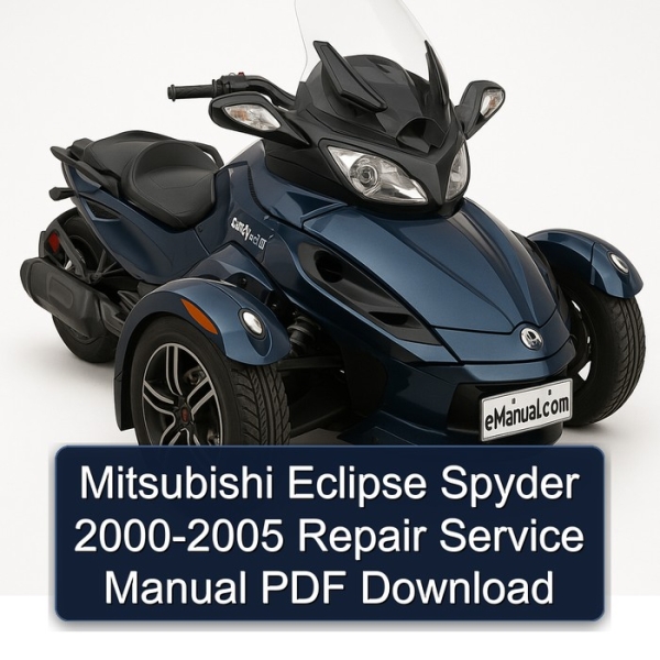Mitsubishi Eclipse Spyder 2000-2005 Repair Service Manual PDF Download