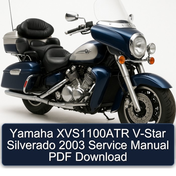 Yamaha XVS1100ATR V-Star Silverado 2003 Service Manual PDF Download
