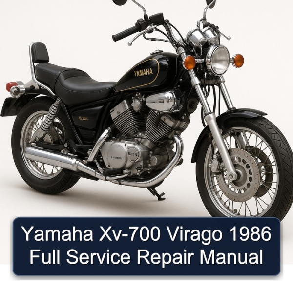 Yamaha Xv-700 Virago 1986 Full Service Repair Manual
