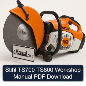 Stihl TS700 TS800 Workshop Manual PDF Download