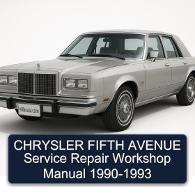 CHRYSLER FIFTH AVENUE Service Repair Workshop Manual 1990-1993