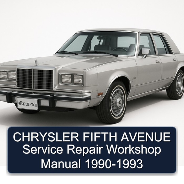 CHRYSLER FIFTH AVENUE Service Repair Workshop Manual 1990-1993