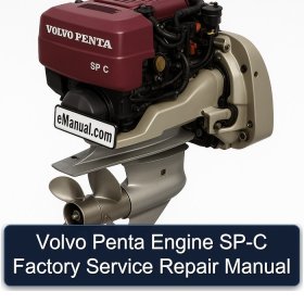 Volvo Penta Engine SP-C Factory Service Repair Manual