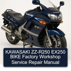 KAWASAKI ZZ-R250 EX250 BIKE Factory Workshop Service Repair Manual