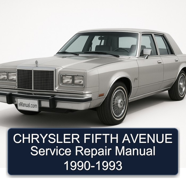 CHRYSLER FIFTH AVENUE Service Repair Manual 1990-1993