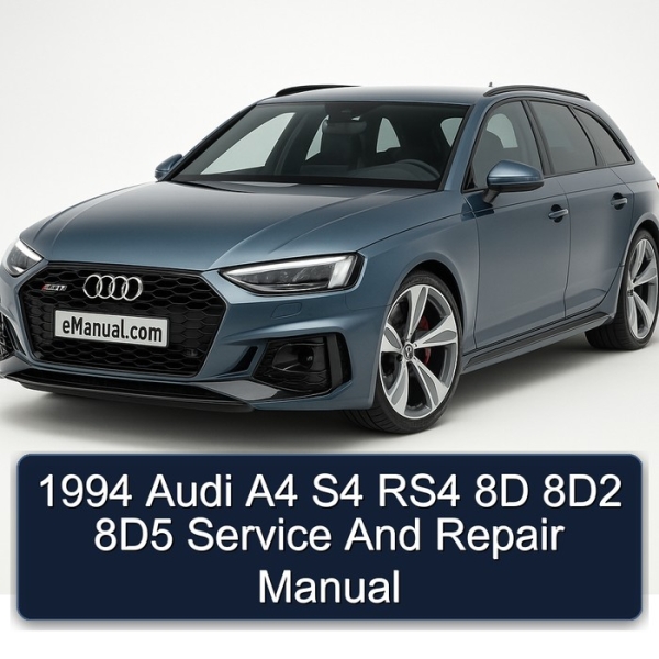 1994 Audi A4 S4 RS4 8D 8D2 8D5 Service And Repair Manual
