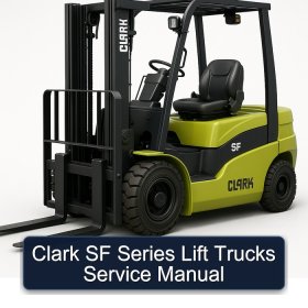 Clark SF Series Lift Trucks Service Manual