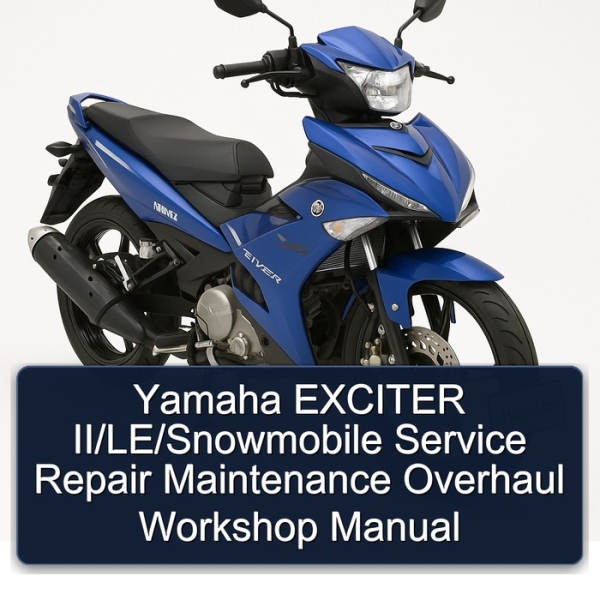 Yamaha EXCITER II/LE/Snowmobile Service Repair Maintenance Overhaul Workshop Manual