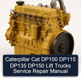 Caterpillar Cat DP100 DP115 DP135 DP150 Lift Trucks Service Repair Manual
