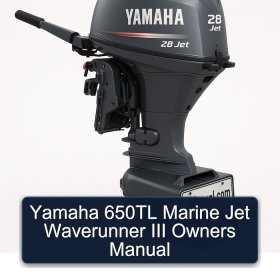 Yamaha 650TL Marine Jet Waverunner III Owners Manual