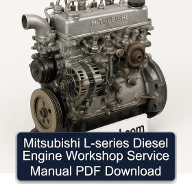 Mitsubishi L-series Diesel Engine Workshop Service Manual PDF Download