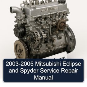 2003-2005 Mitsubishi Eclipse and Spyder Service Repair Manual