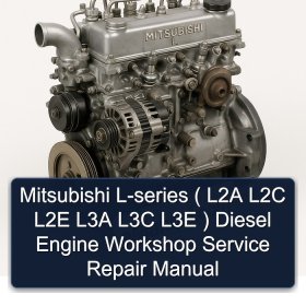 Mitsubishi L-series ( L2A L2C L2E L3A L3C L3E ) Diesel Engine Workshop Service Repair Manual