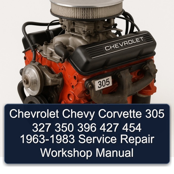 Chevrolet Chevy Corvette 305 327 350 396 427 454 1963-1983 Service Repair Workshop Manual