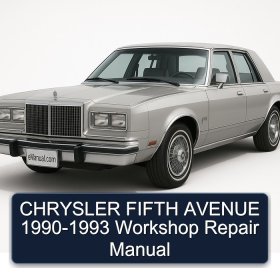 CHRYSLER FIFTH AVENUE 1990-1993 Workshop Repair Manual