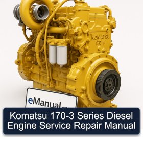 Komatsu 170-3 Series Diesel Engine Service Repair Manual