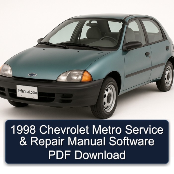 1998 Chevrolet Metro Service & Repair Manual Software PDF Download