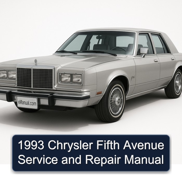 1993 Chrysler Fifth Avenue Service and Repair Manual