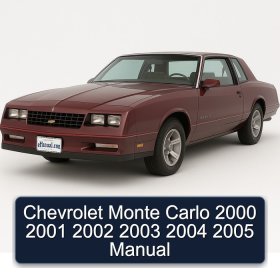 Chevrolet Monte Carlo 2000 2001 2002 2003 2004 2005 Manual