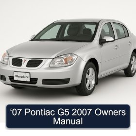 ‘07 Pontiac G5 2007 Owners Manual