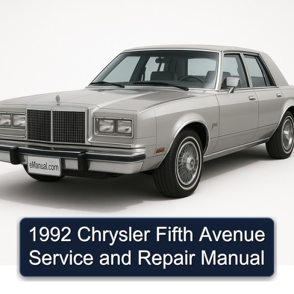 1992 Chrysler Fifth Avenue Service and Repair Manual