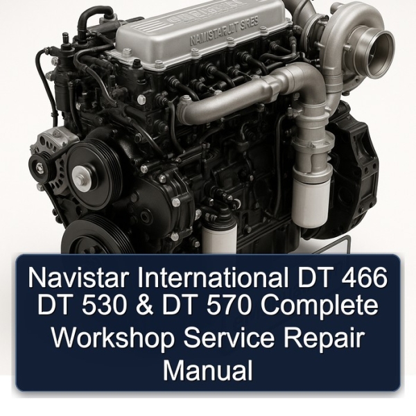 Navistar International DT 466 DT 530 & DT 570 Complete Workshop Service Repair Manual