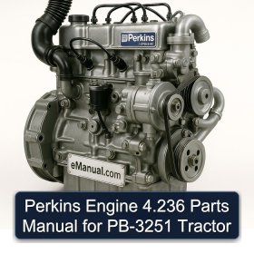 Perkins Engine 4.236 Parts Manual for PB-3251 Tractor
