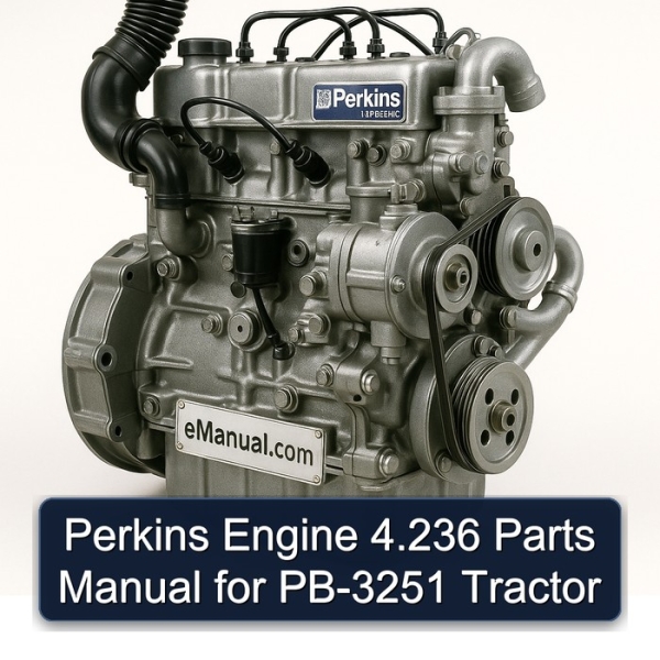 Perkins Engine 4.236 Parts Manual for PB-3251 Tractor