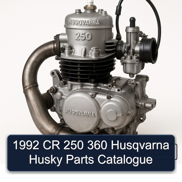 1992 CR 250 360 Husqvarna Husky Parts Catalogue