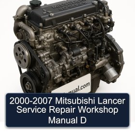 2000-2007 Mitsubishi Lancer Service Repair Workshop Manual D
