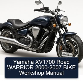 Yamaha XV1700 Road WARRIOR 2000-2007 BIKE Workshop Manual