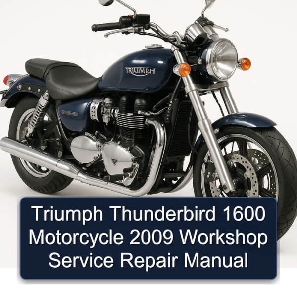 Triumph Thunderbird 1600 Motorcycle 2009 Workshop Service Repair Manual