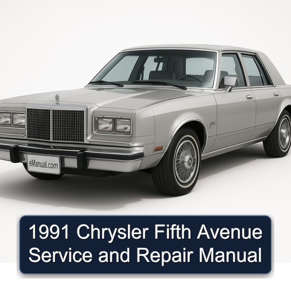 1991 Chrysler Fifth Avenue Service and Repair Manual
