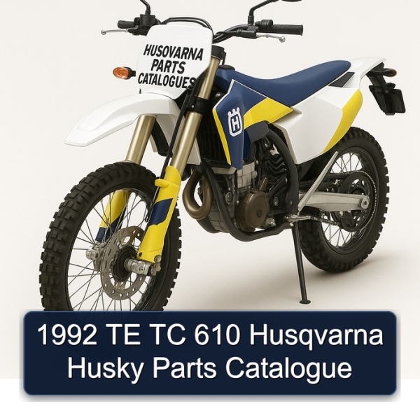 1992 TE TC 610 Husqvarna Husky Parts Catalogue