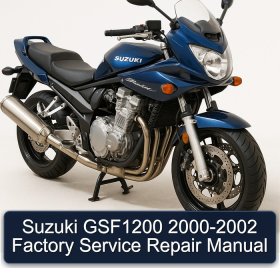 Suzuki GSF1200 2000-2002 Factory Service Repair Manual