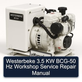 Westerbeke 3.5 KW BCG-50 Hz Workshop Service Repair Manual