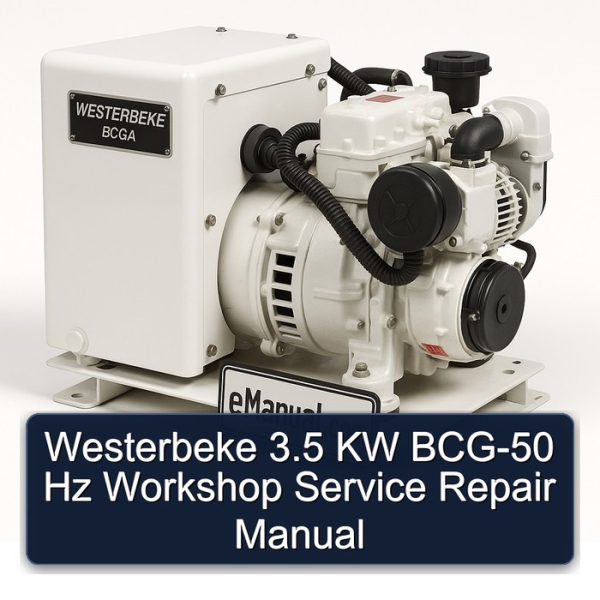 Westerbeke 3.5 KW BCG-50 Hz Workshop Service Repair Manual