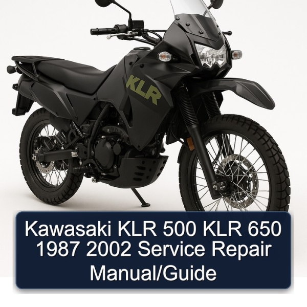 Kawasaki KLR 500 KLR 650 1987 2002 Service Repair Manual/Guide