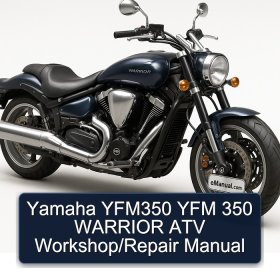 Yamaha YFM350 YFM 350 WARRIOR ATV Workshop/Repair Manual