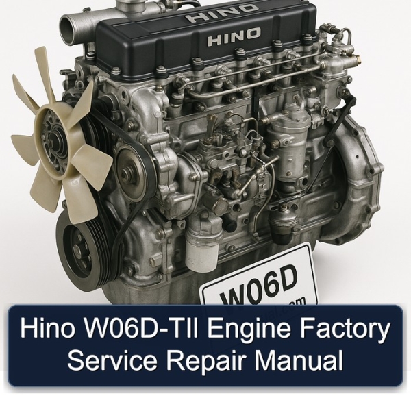 Hino W06D-TIl Engine Factory Service Repair Manual