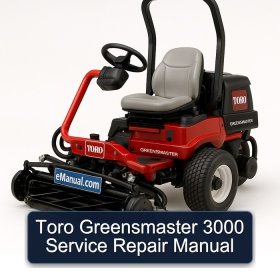 Toro Greensmaster 3000 Service Repair Manual