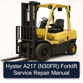 Hyster A217 (N30FR) Forklift Service Repair Manual